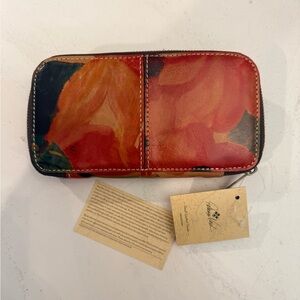 Patricia Nash Red and Orange Women's Wallet